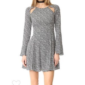 Line & Dot Camellia Slash Dress XS